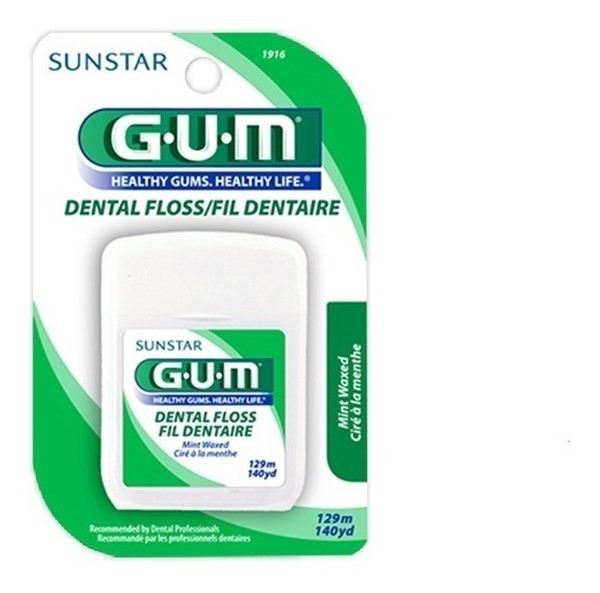 Gum Hilo Dental Con Cera Mentolada (129 M)