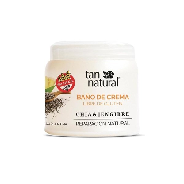 Tan Natural Baño de Crema Chia Y Jengibre Libre de Gluten Tamaño 250 ml #1