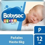 Babysec Ultra Sec Pañales Pequeños Pack 12 Unidades #1