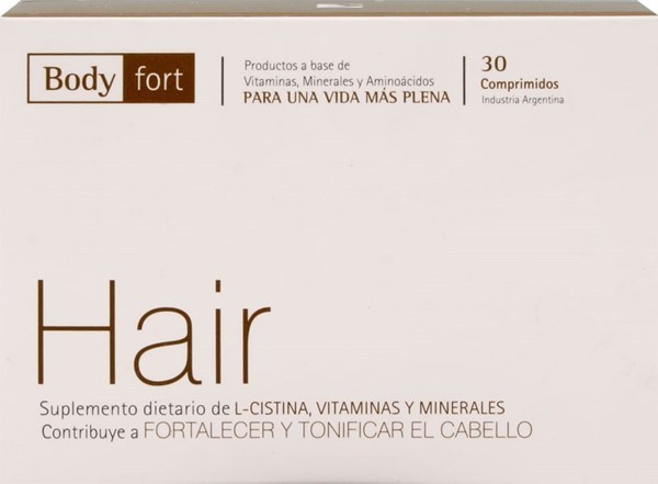Body Fort Suplemento Dietario Suplemento Dietario Fortalecedor Y Tonificador de Cabello x 30 un