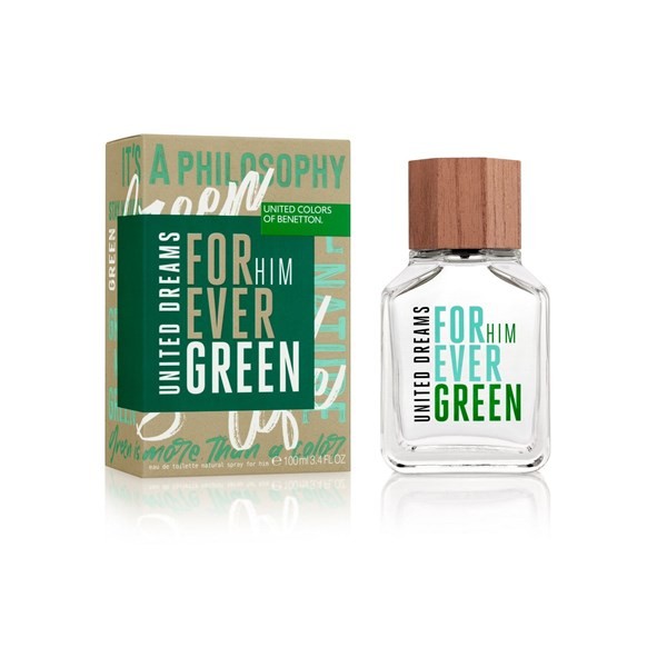 Benetton United Dreams Forever Green Him Edt Tamaño 100 ml alt