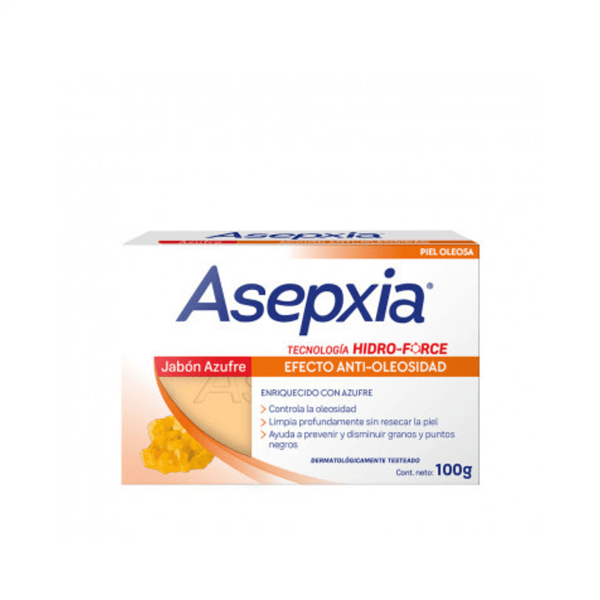 Jabón Azufre Anti Oleosidad Asepxia Peso 80 gr #1