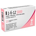 B1-6-12 5000 mg| 10 comprimidos | Tiamina + piridoxina + cianocobalamina  #1