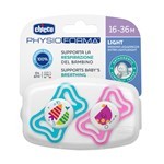 Chicco Chupete Physio Light Girl 16 a 36 meses 2 Unidades #1