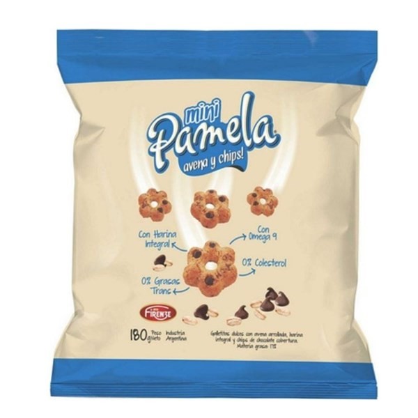 Galletas Pamela Avena Y Chips 180 g
