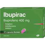 Pfizer Ibupirac Capsula Blanda 400 Mg Caps.blandas X 12 #1