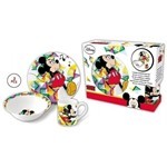 Mickey Mouse Disney Set Infantil Cerámica Plato Bowl Taza #1