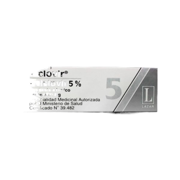 Lazar Xiclovir Aciclovir 5% Ungüento Dermico x 5 g #1