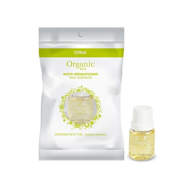 Organic Spa Aceite Aromatizante Para Hornillos Citrus