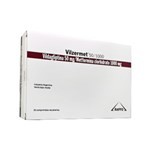 Raffo Vilzermet 50 / 1000 Mg Vildagliptin + Metformina x 30 Comp #1