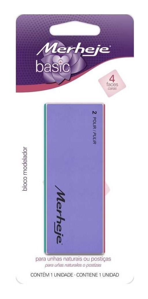 Merheje Bloque Modelador de Uñas -4 Caras-