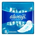 Always Seca Maxi Protección Toallitas Femeninas C/Alas x 8 U Unico #4