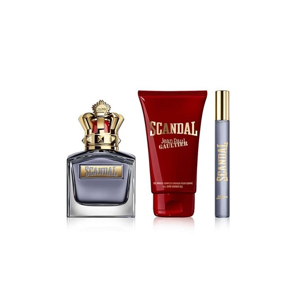 Jean Paul Gaultier Scandal Pour Homme Edt 100 ml + Shower Gel + Travel Spray alt