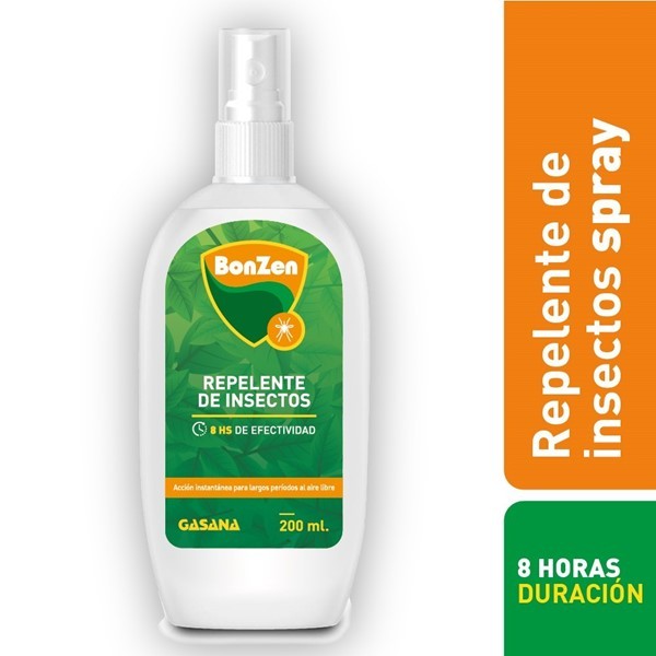 Bonzen Repelente de Insectos Larga Duración Spray 200 ml