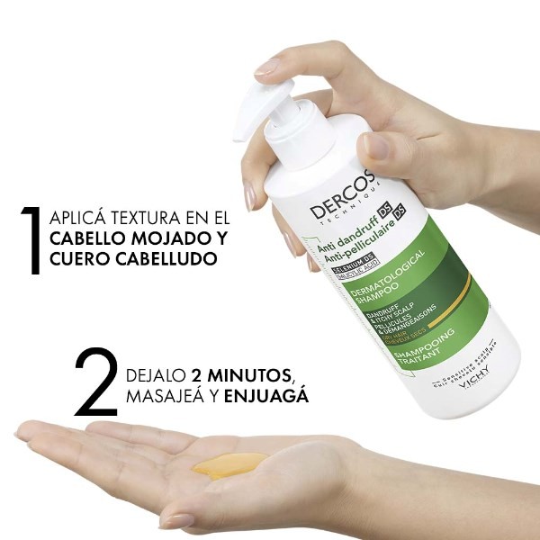 Shampoo Vichy Dercos Anticaspa Cabello Seco | 390 Ml #1