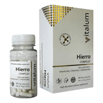 Hierro Complex Vitaminas B9 + B12 + C Vitalum 60 cápsulas #1