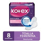 Kotex Nocturna Toallas Femeninas Con Alas 8 Unidades | Unico #3