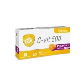 C -vit 500 | 10 comprimidos masticables #1