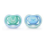 Avent Chupete Ultra Air Celeste 6-18 m Sin BPA x 2u SCF 344/22 #2