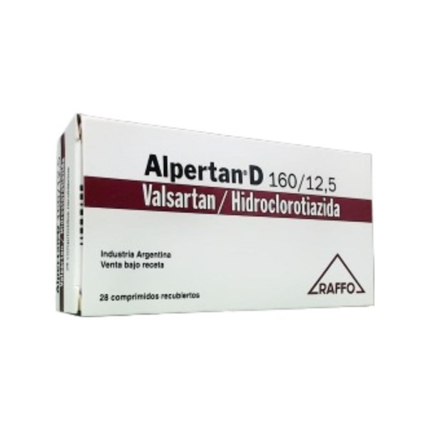 Raffo Alpertan D Valsartán + Hidroclorotiazida 160 / 12.5 Mg x 28 Comp Recubiertos #1
