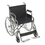 Silfab Silla De Ruedas Cromada Para Obesos #1