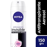Desodorante Femenino Antitranspirante Nivea Black & White 150 Ml #1