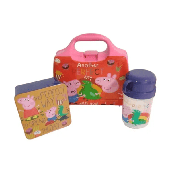 Bel Gioco Set Peppa Pig Lonchera + Caja Sandwich + Vaso #1
