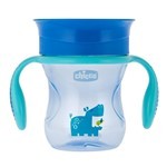 Chicco Vaso Perfect Cup Celeste 200 ml + 12 meses #1