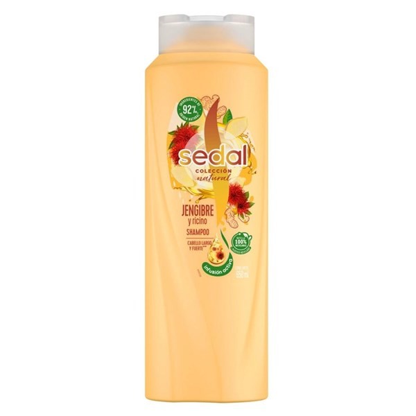 Shampoo Sedal Jengibre y Ricino con Infusión Activa | 650 ml #1