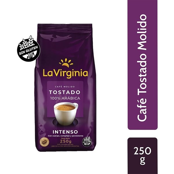 Café Molido La Virginia Tostado Intenso 250 g #1