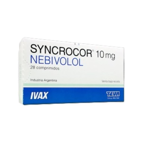 Teva Syncrocor Nebivolol 10 Mg x 28 Comp #1