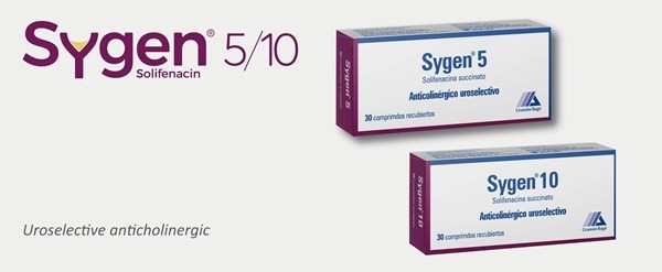 Sygen 10 mg | 30 comprimidos | succinato de solifenacina #1