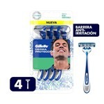 Gillette Maquina Afeitar Piel Sensible Derma Protección 4u #1