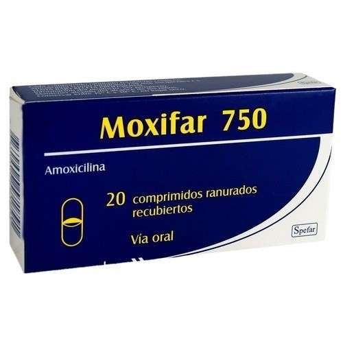 Moxifar 750 mg | 20 comprimidos | Amoxicilina #1