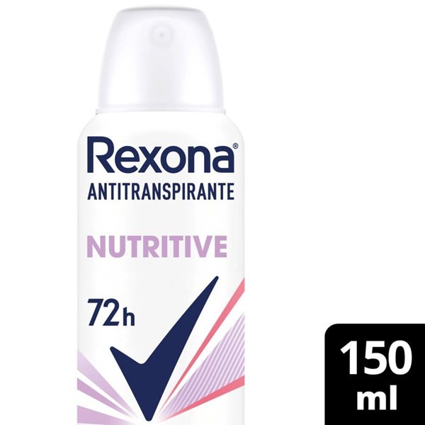 Desodorante Femenino Rexona Nutritive 72H 150 ml #1