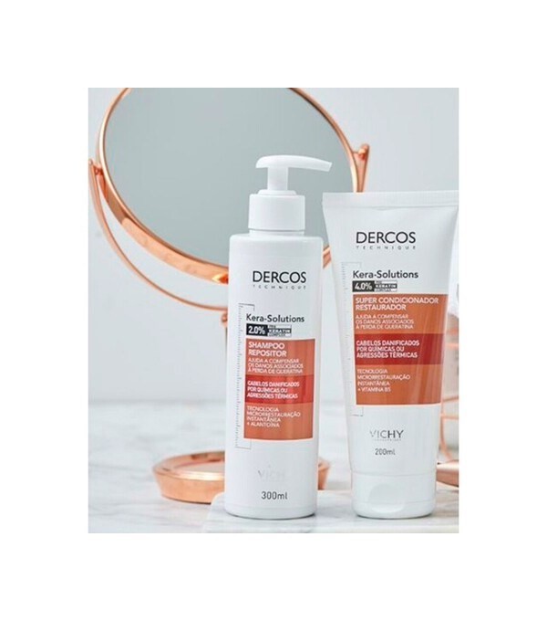 DERCOS Vichy Kera Solutions PACK | Shampoo 250 ml + Máscara Capilar 200 ml alt