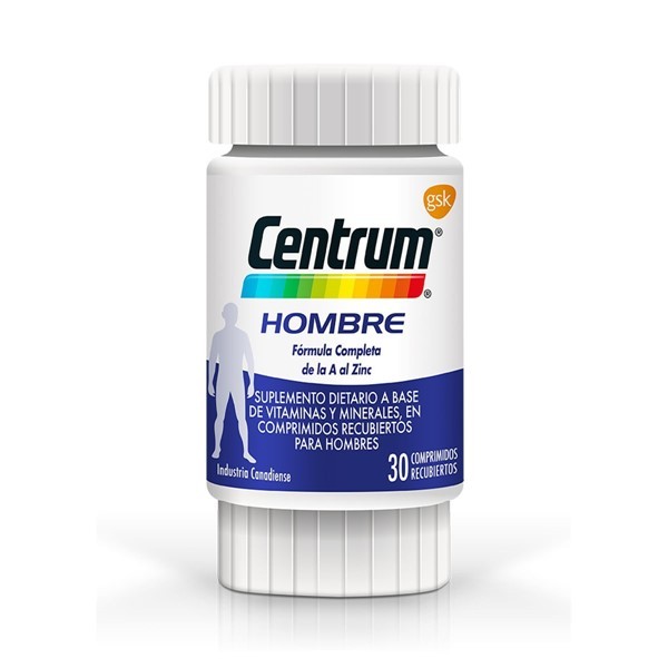 Centrum Hombre Multivitamínico +18 Años (30 Comprimidos) alt