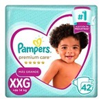 Pampers Pañales Premium Care Extra Extra Grande X42 Unidades #1
