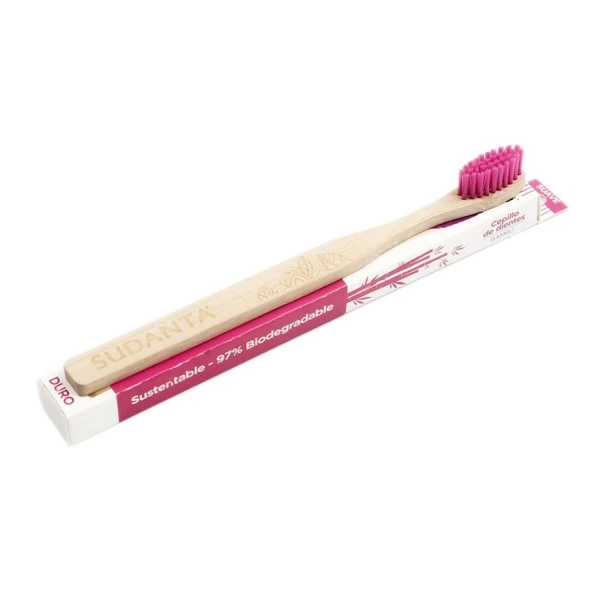 Sri Sri Cepillo Dental Sudanta Bambu Adulto Duro