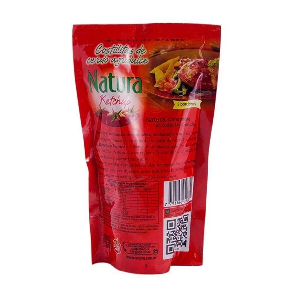 Aderezo Ketchup Natura 250 Gr alt