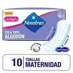 Nosotras Toalla Femenina Maternidad Vite (10 Unidades) #2