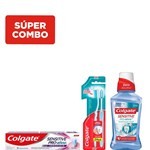 Combo Colgate Pro-Alivio Crema Dental Sensitive + Enjuague Bucal Sensitive + Cepillo Dental Colgate Slim Soft #1
