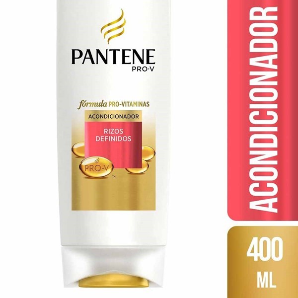 Acondicionador Pantene Rizos 400ml #1