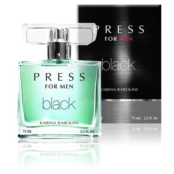 Karina Rabolini Fragancia Press Black Edt For Men 75 ml #1