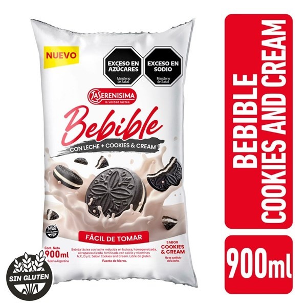 B.Lactea Cookies La Serenisima Sachet 900 ml