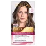 Excellence Kit Coloracion 7.11 Rubio Ceniza Profundo #1