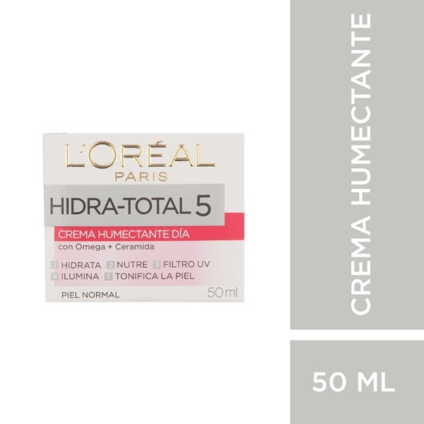 Crema Humectante Día L´Oréal Paris Hidra Total 5 50 ml #1