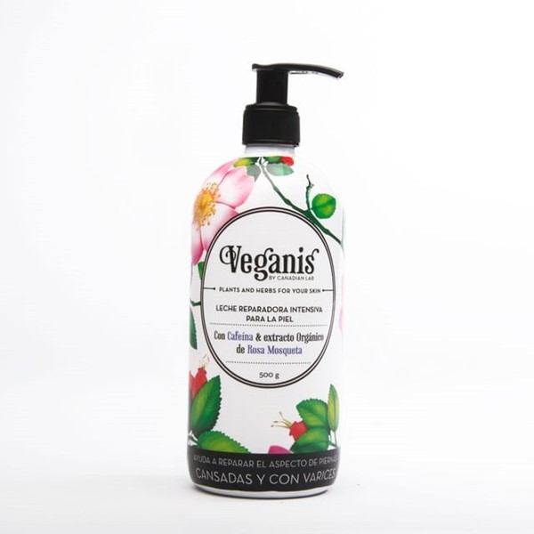 Veganis Leche Reparadora Intensiva Rosa Mosqueta 500 gr #1