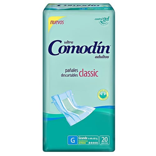 Comodin Pañal Adulto Clasico g (20 Unidades) #1