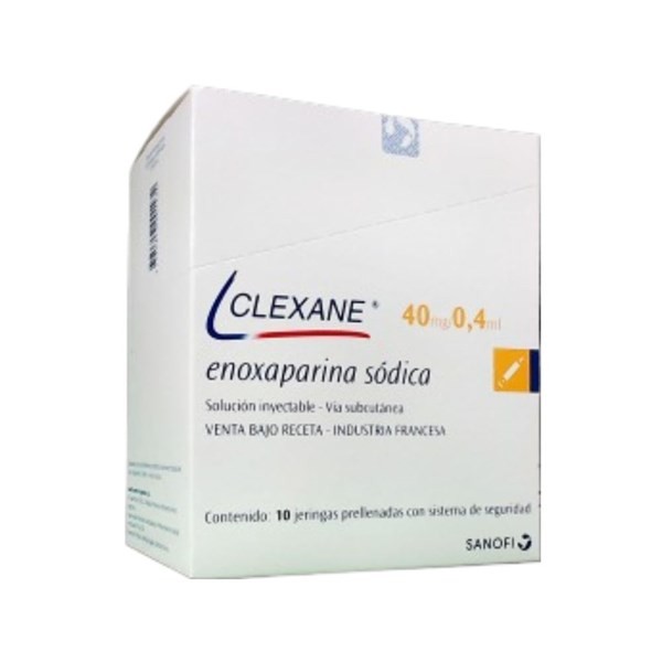 Sanofi Clexane 40 Mg Enoxaparina Sódica Jeringa Prellenada x 10 #1